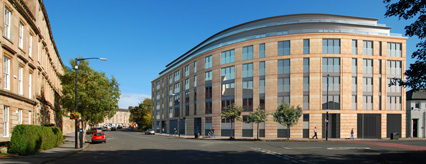 Architect's impression of Minerva Street apartments by Holmes Partnership